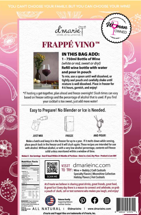 OG Frappe Vino - Craft Cocktail Slushie Mix