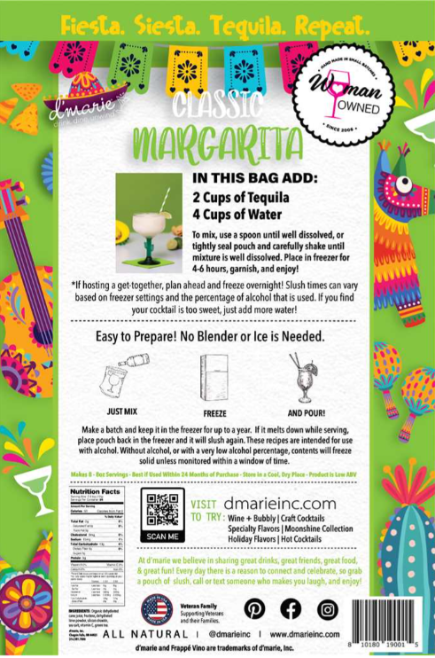 Classic Margarita - Craft Cocktail Slushie Mix