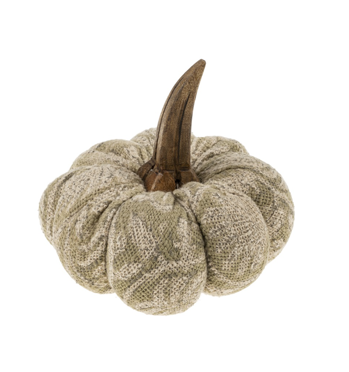 6" Screen Print Pumpkin Small, Green