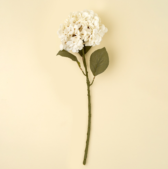 Hydrangea Floral Stem, White
