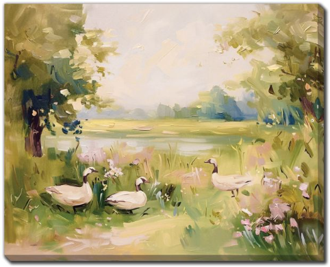 Goose Heaven 16x20