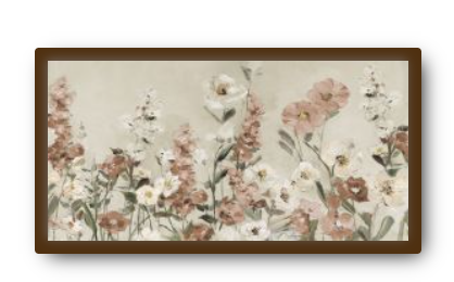 Blush Garden,20x40 (Framed)