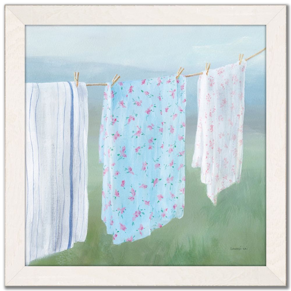 Laundry Day II, 12x12 (Framed)
