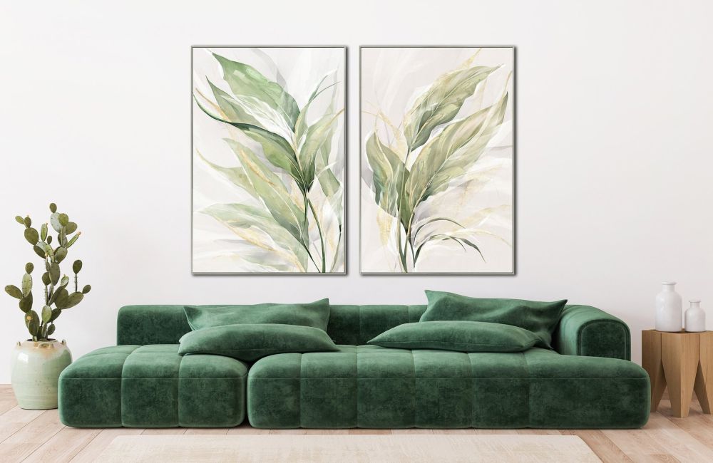 Plant Flow II, 28x42 (Framed)