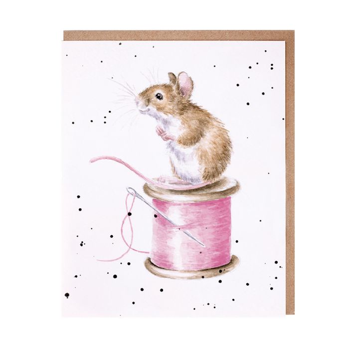 'Sew It Begins' Mouse Single Card