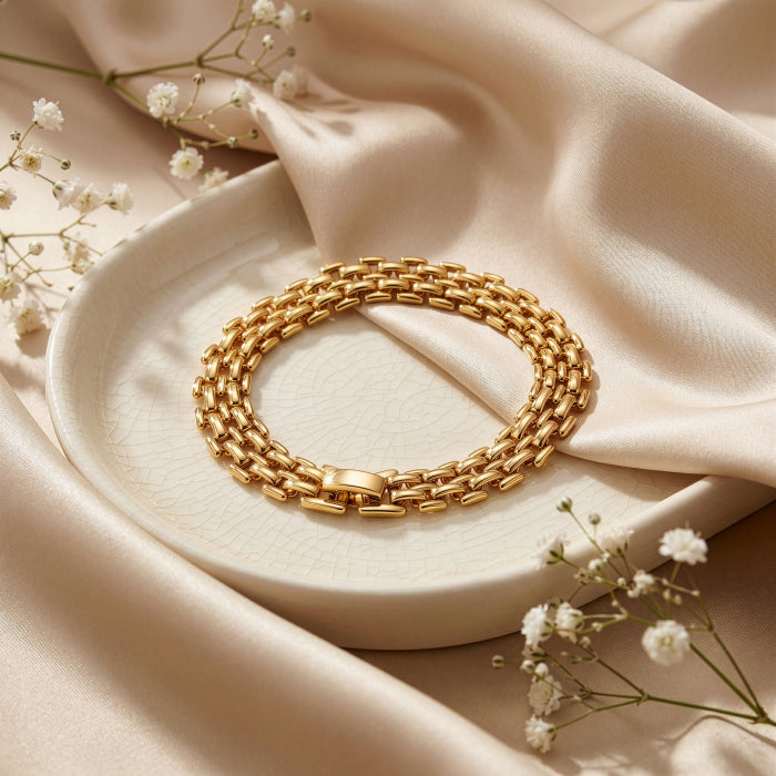 Premium Gold Plated Panther Bracelet