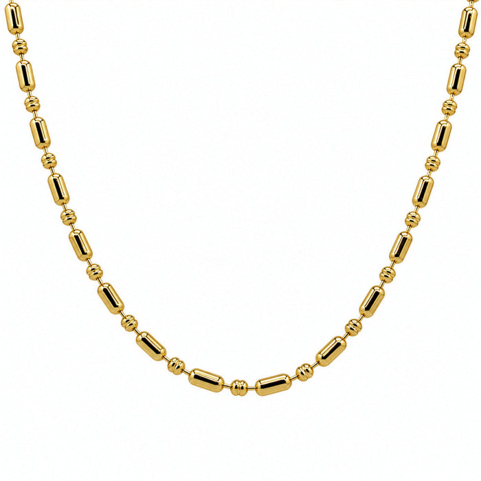 Premium Gold Plated Fancy Bead Necklace