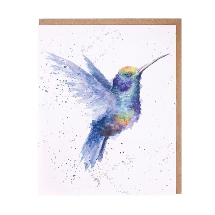 Rainbow Hummingbird Notecard 8 Pack