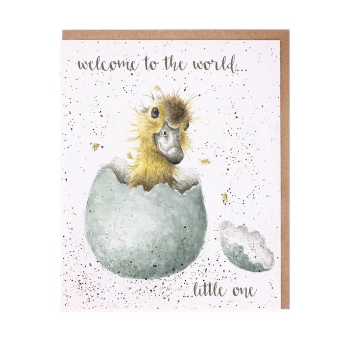 'Little One' Duck Baby Single Card