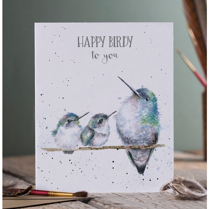 Happy Birdy To You Birthday Card, Wrendale