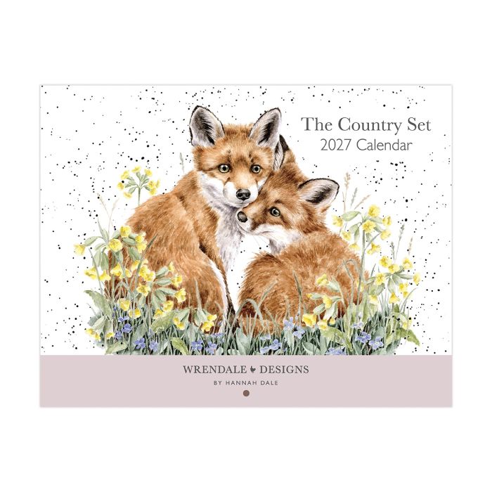 2027 The Country Set Lanscape Calendar, Wrendale