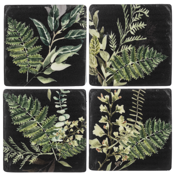 Fern & Foliage Coaster (4 pc. set)