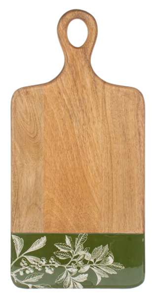 Green Botanical Cutting Board, 2 Styles