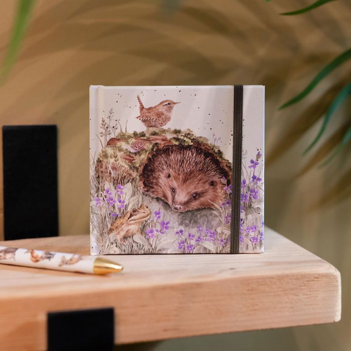 Mini Hardback Notebook, The Wild Patch Hedghog