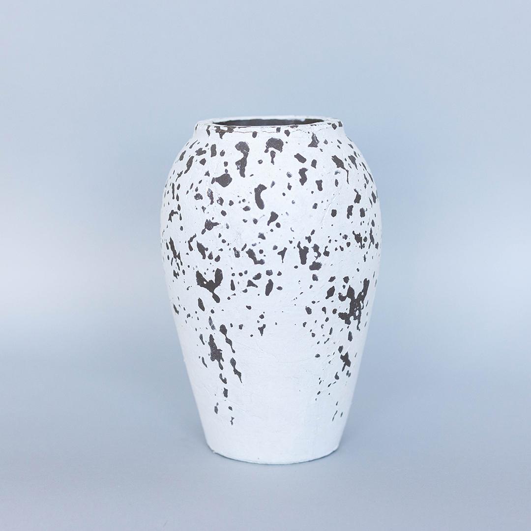 White Rustic Terracotta Vase