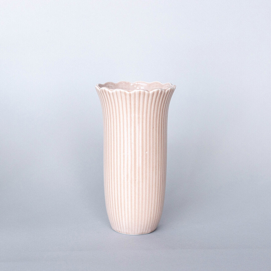 Porcelain Vase, Beige