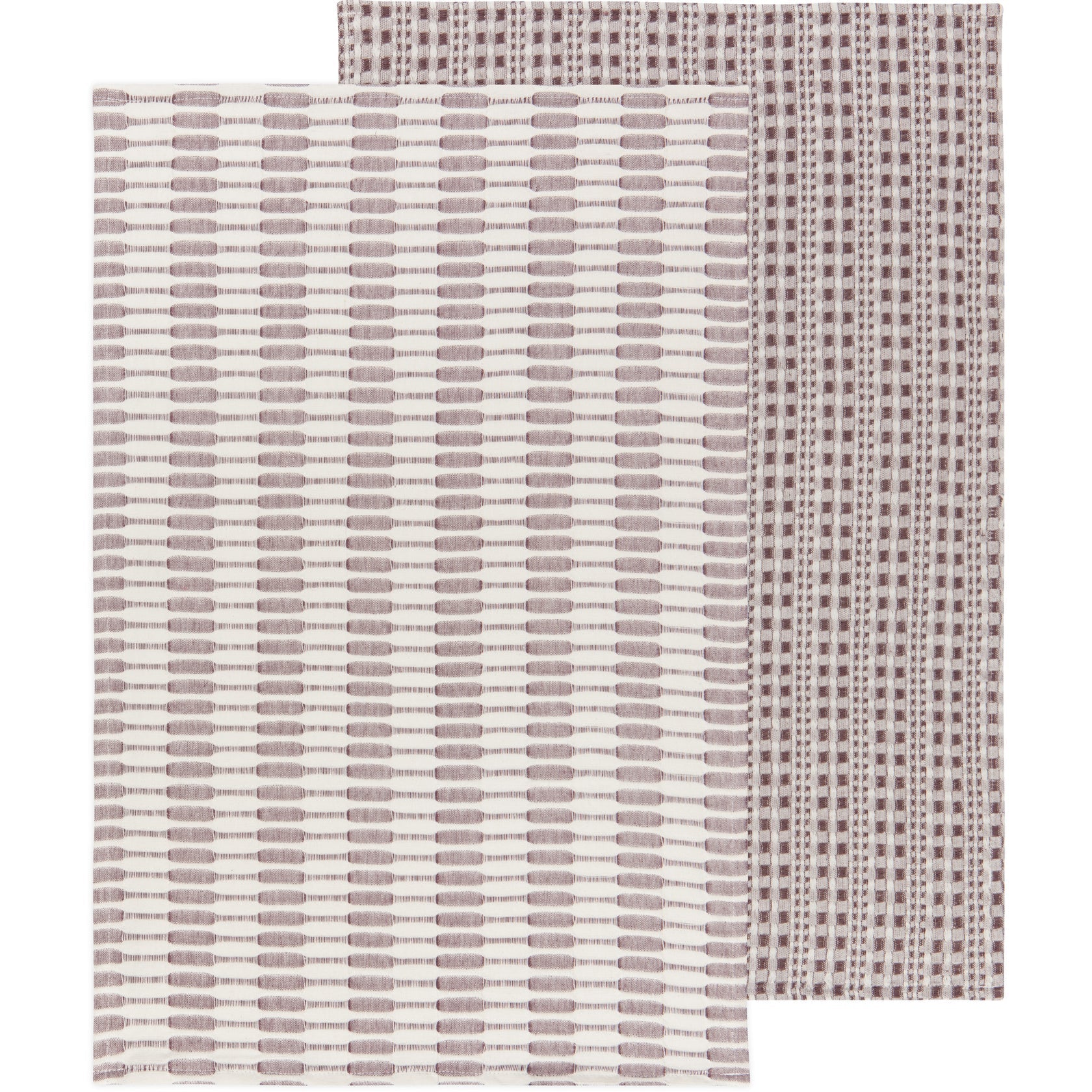 Set/2 Teatowel Abode, Ash Plum
