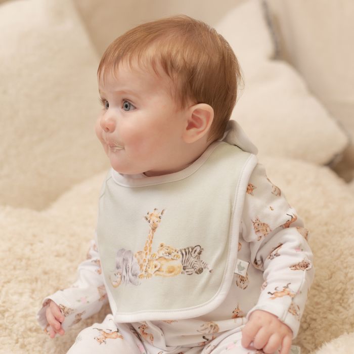 Little Savannah, African Animals Bib Set