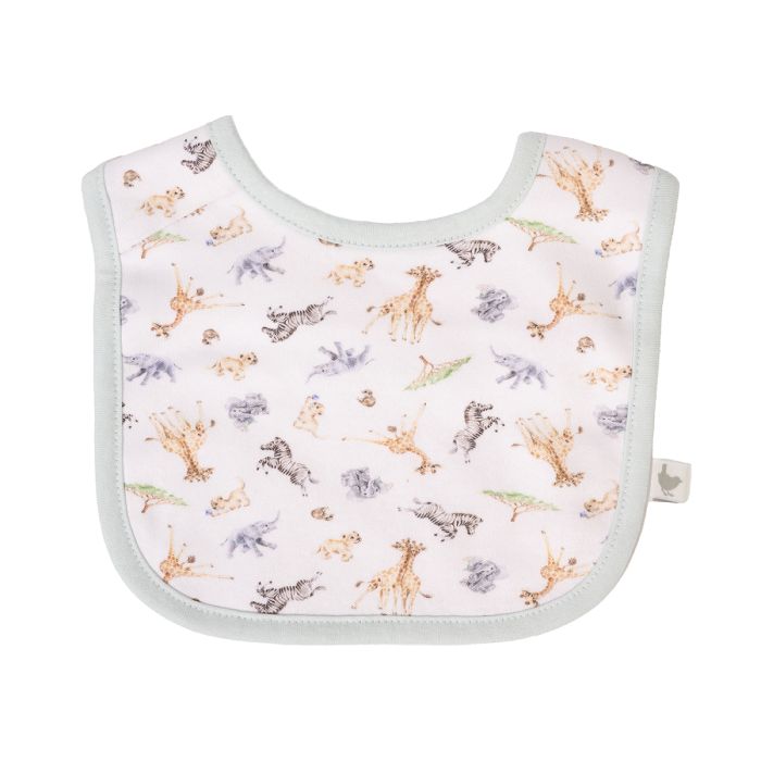 Little Savannah, African Animals Bib Set