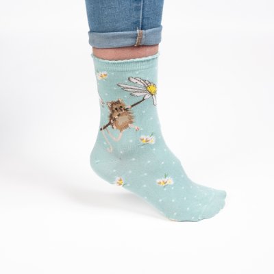 Oops A Daisy Mouse Socks, Women's