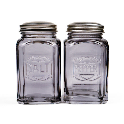 Retro Salt & Pepper Shaker, Grey