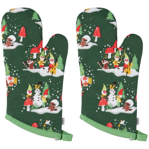Set/2 Ovenmitts - Gnome For The Holidays