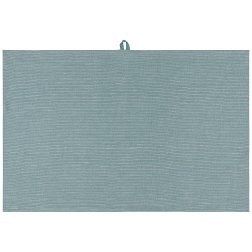 Linen Pinestripe Teatowel, Lagoon