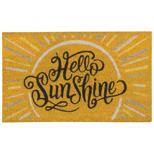 Coir Doormat, Hello Sunshine