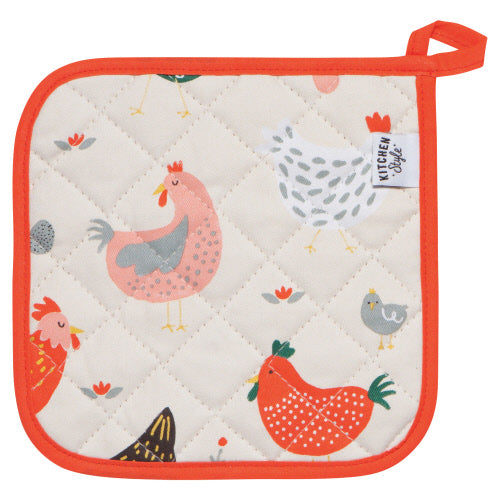 Pot Holder, Chickens