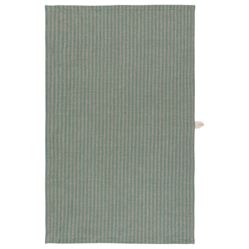 Linen & Cotton Stripe, Jade