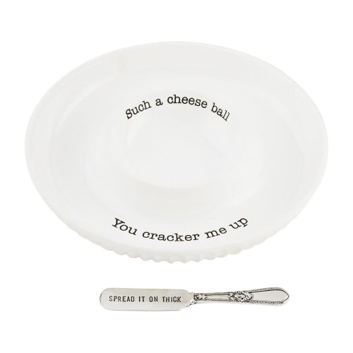 Cheese Ball Dish Set, Mudpie