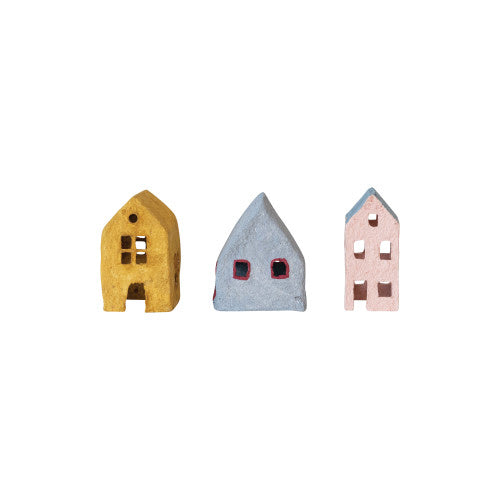 Hand Painted Paper Mache House