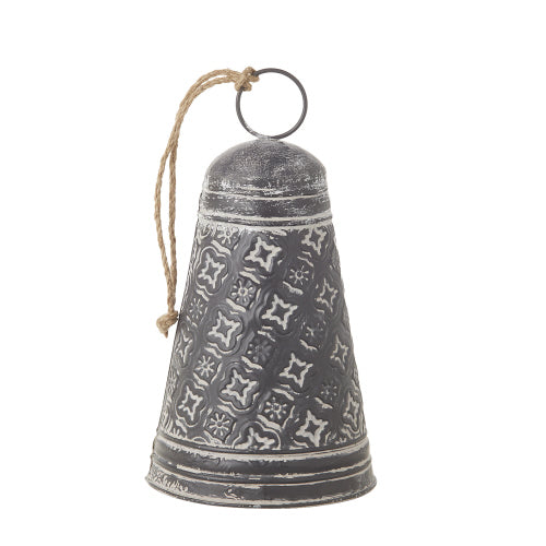 11.5" GALVANIZED STAMPED METAL BELL