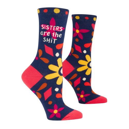 Women's Crew Sock Blue Q, Assorted Styles