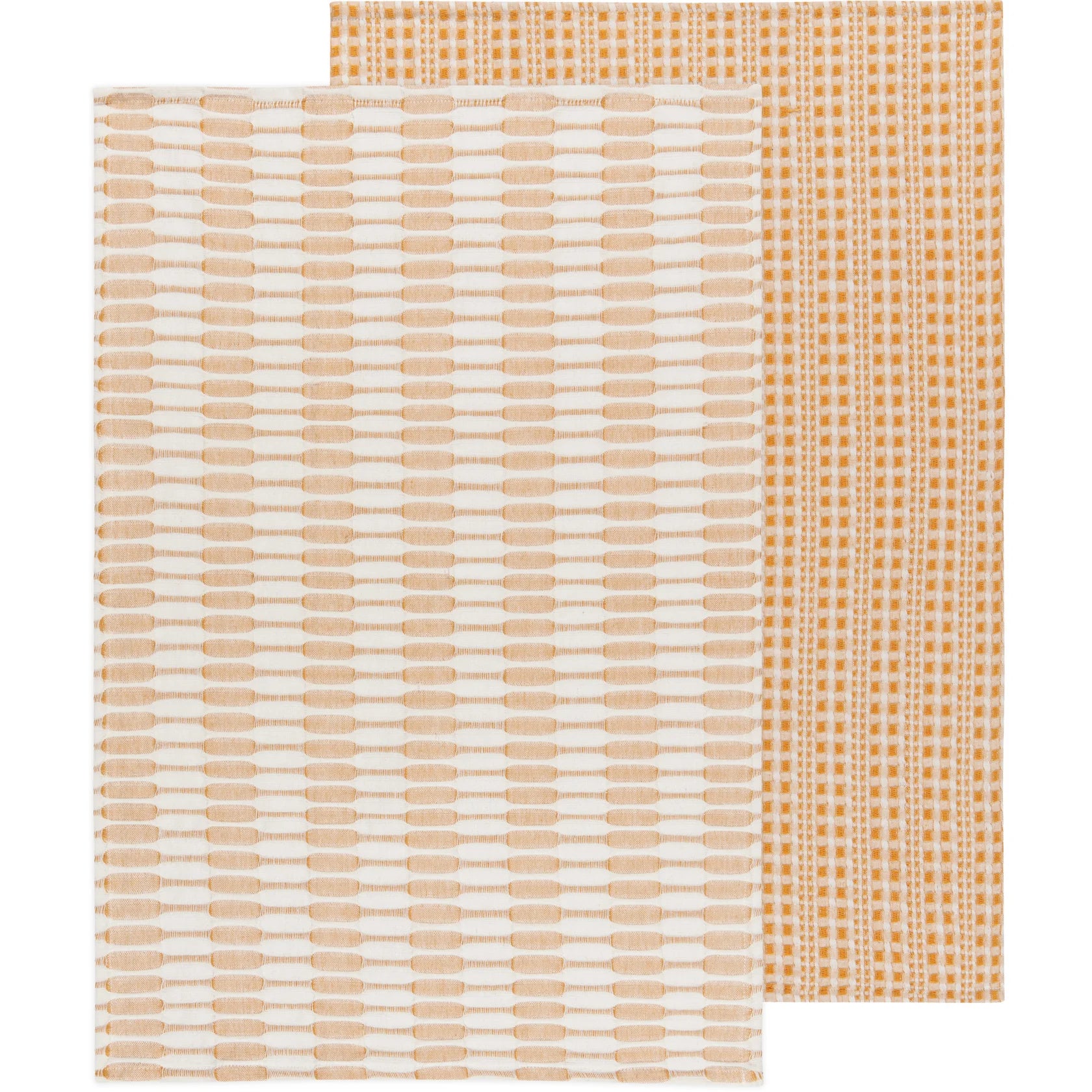 Set/2 Teatowel Abode, Ochre