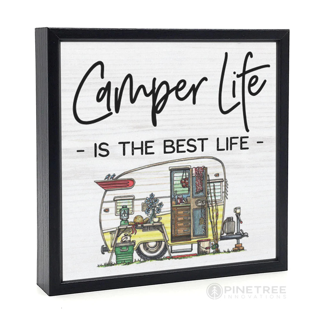 Camper Life - Chunky Word Sign