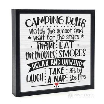 Chunkie Word Block - Camping Rules