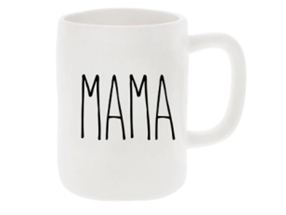 Farmhouse Modern Ceramic Mug "Mama" 18oz