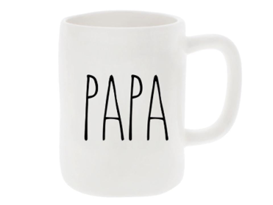 Farmhouse Modern Ceramic Mug "Papa" 18oz