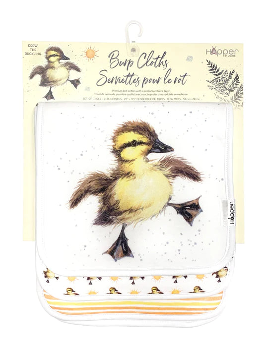 Burping Cloth - Drew The Duckling
