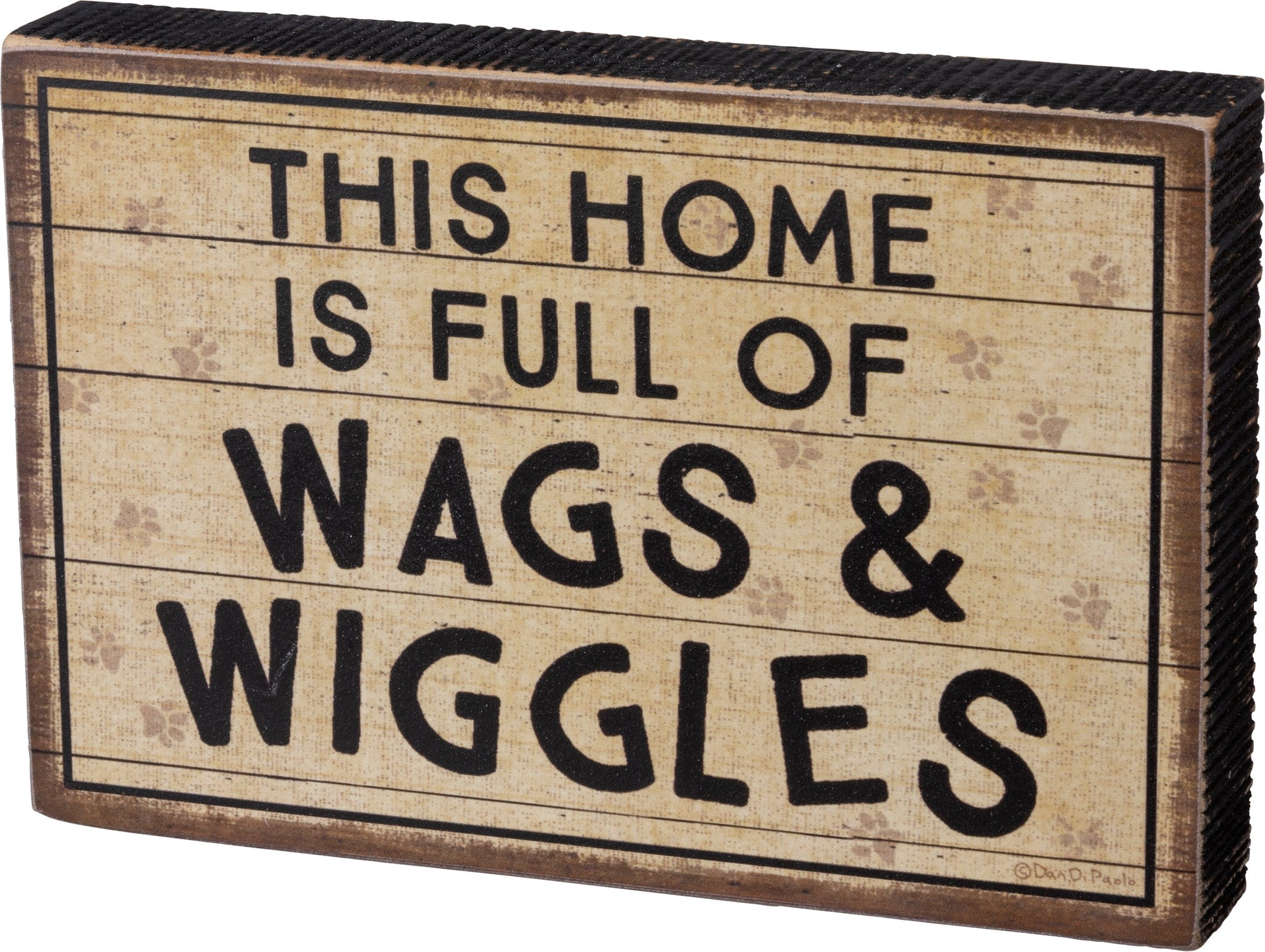 Block Sign - Wags & Wiggles