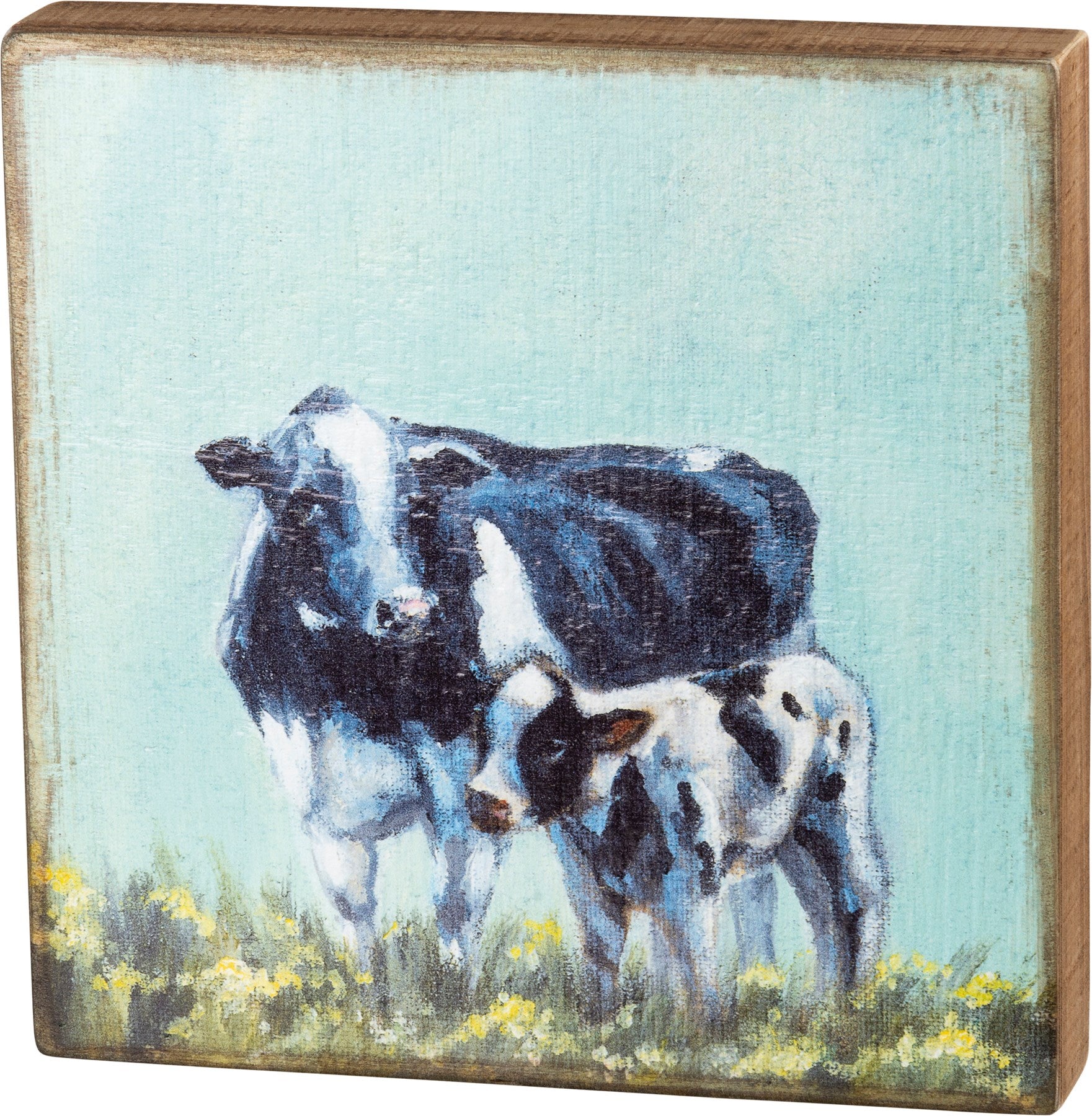 Box Sign - Cow and Calf