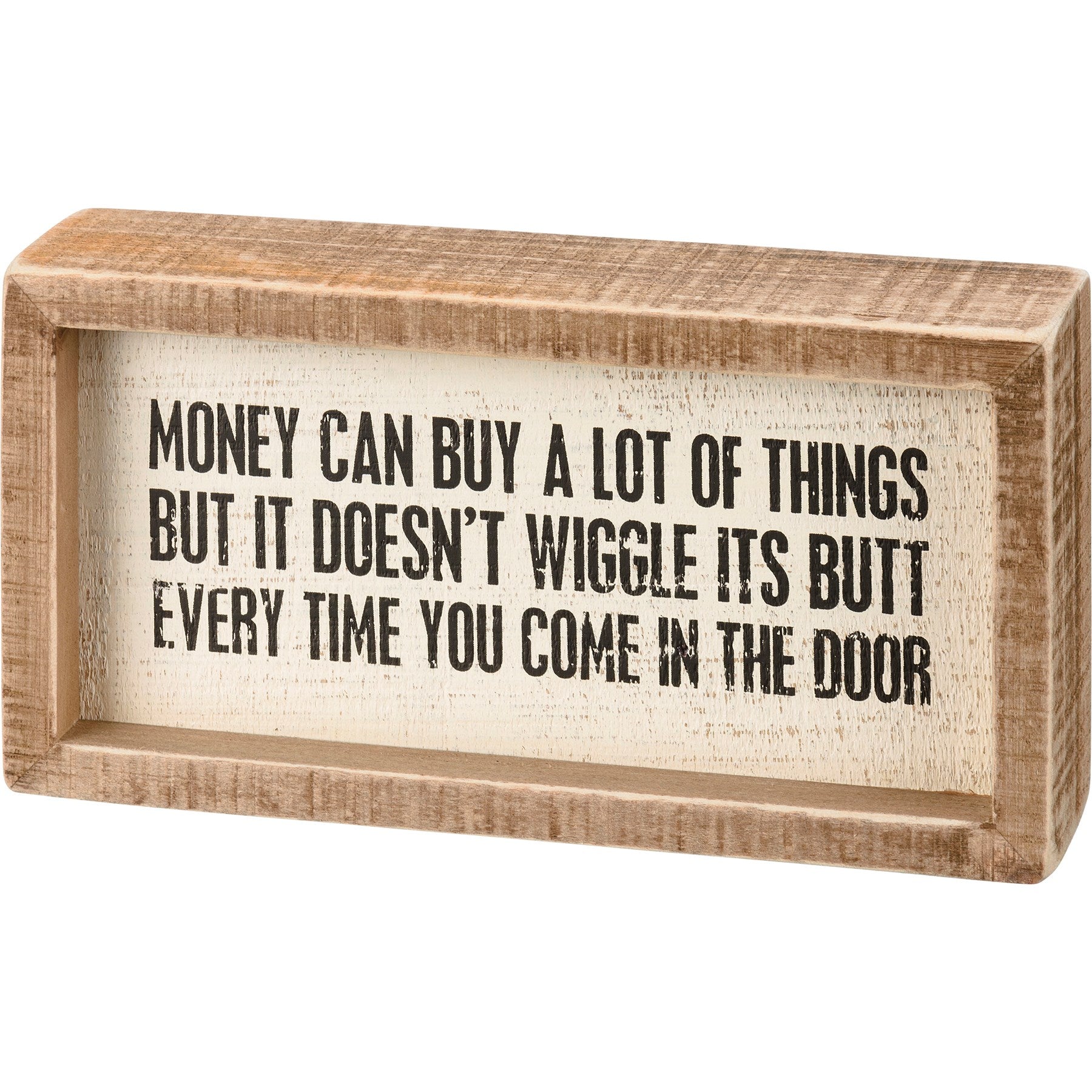 Inset Box Sign - Money