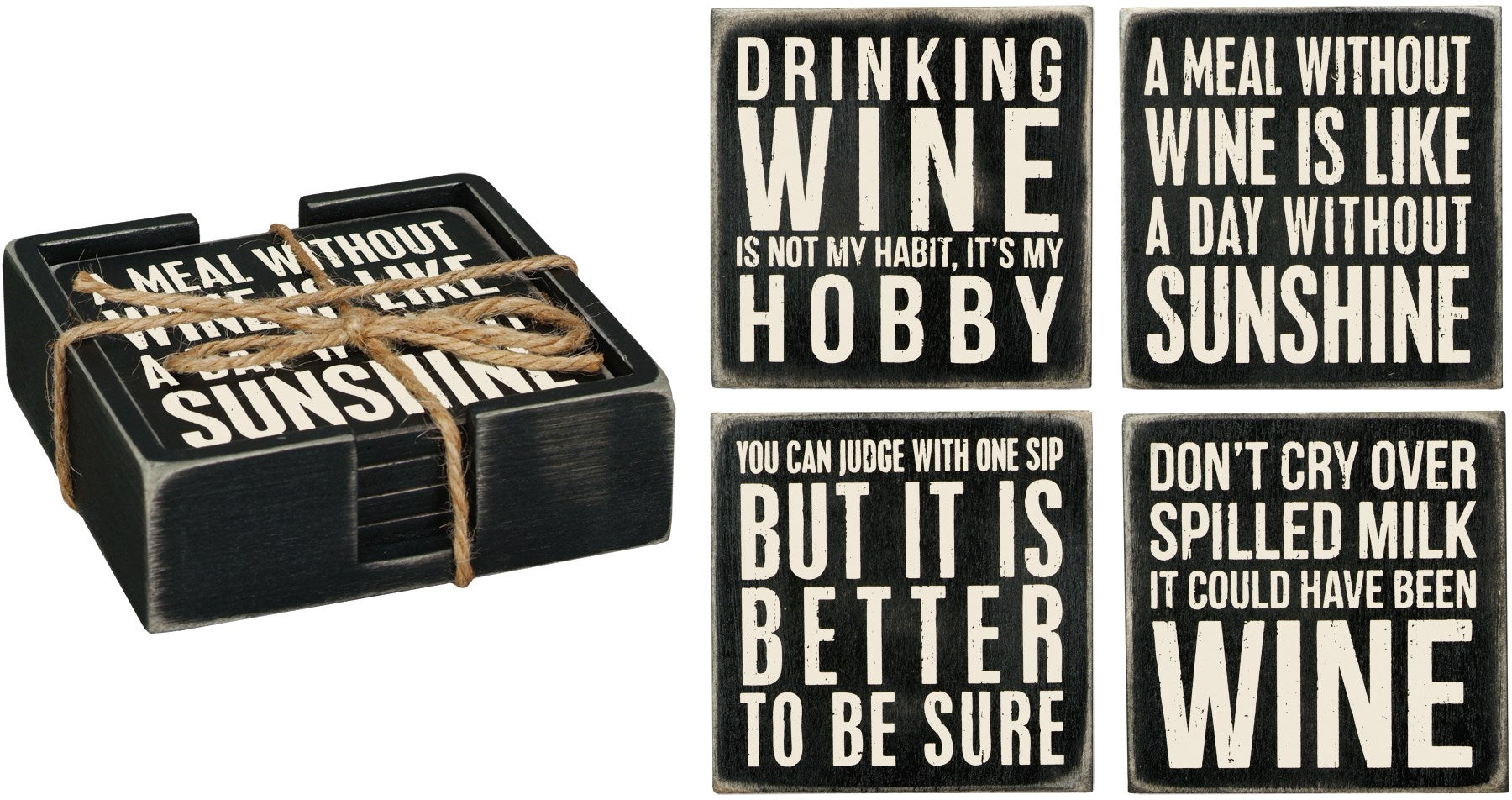 Coaster Set Wine Country Treasures