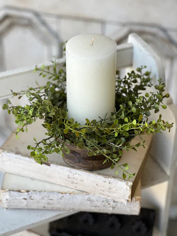 10" Baby's Grass Candle Ring