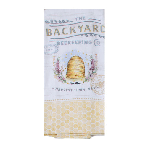 Backyard Beekeeping Tea Towel