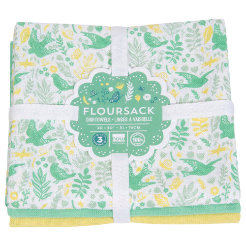 Set of 3 Tea Towels - Meadowlark