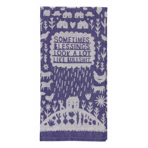 Bullshit Blessing Dishtowel